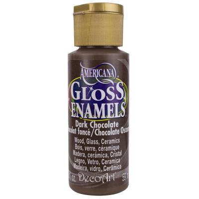 Americana Gloss Enamels - Dark Chocolate